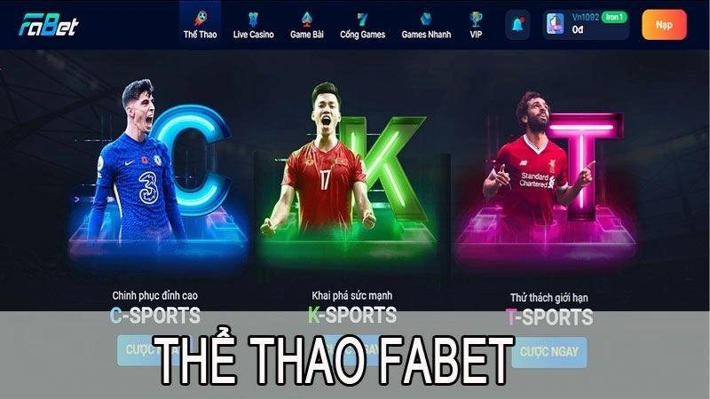 Đa dạng sự kiện thể thao Fabet